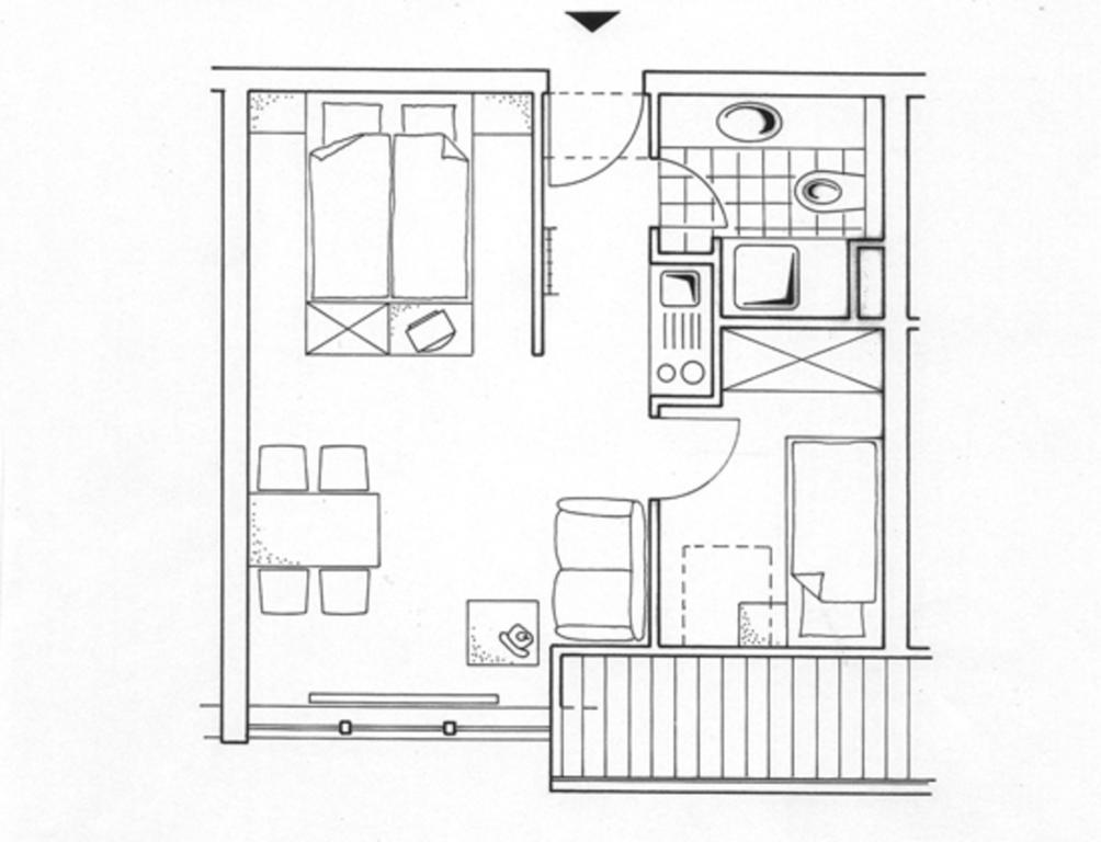 Inselresidenz Strandburg - Ferienwohnung 303 Юст Екстер'єр фото